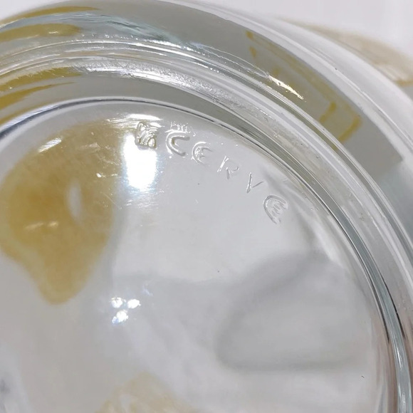 Vintage Cerve Italian Frosted Glass Lemon Lemonade Pitcher - Picture 8 of 11